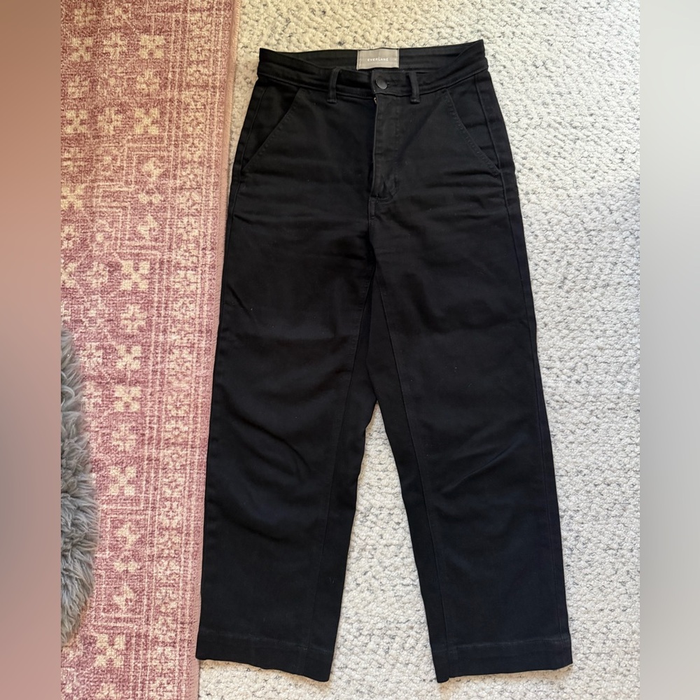 Everlane Classic Black Trousers
